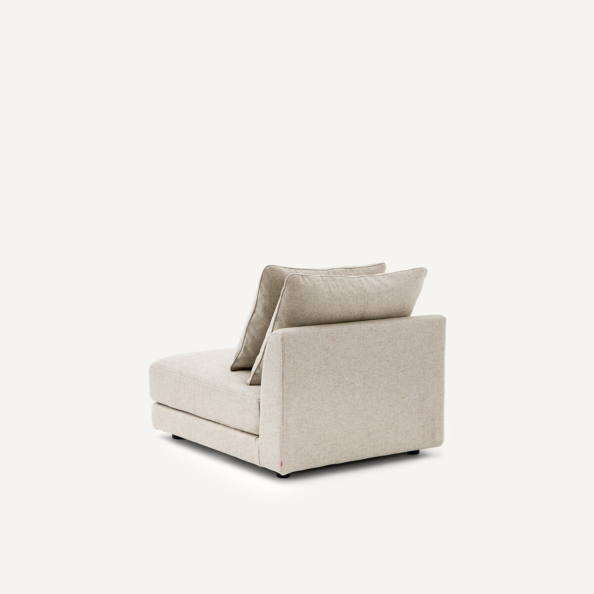Chauffeuse modulable en texturé viscose et lin, TIBERIO naturel, AM.PM