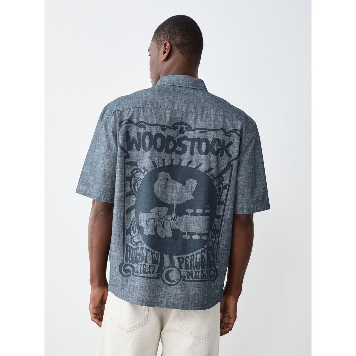 Chemise en jean à manches longues blue woodstock, NEXT