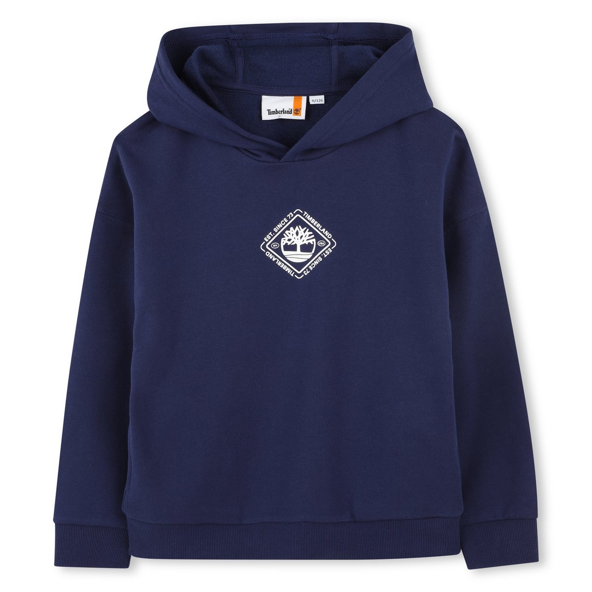 Sweat-shirt à capuche logo medieval blue, TIMBERLAND