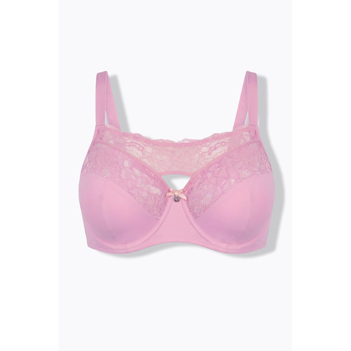 Soutien-gorge TruYou avec dentelle en fil rose clair, ULLA POPKEN