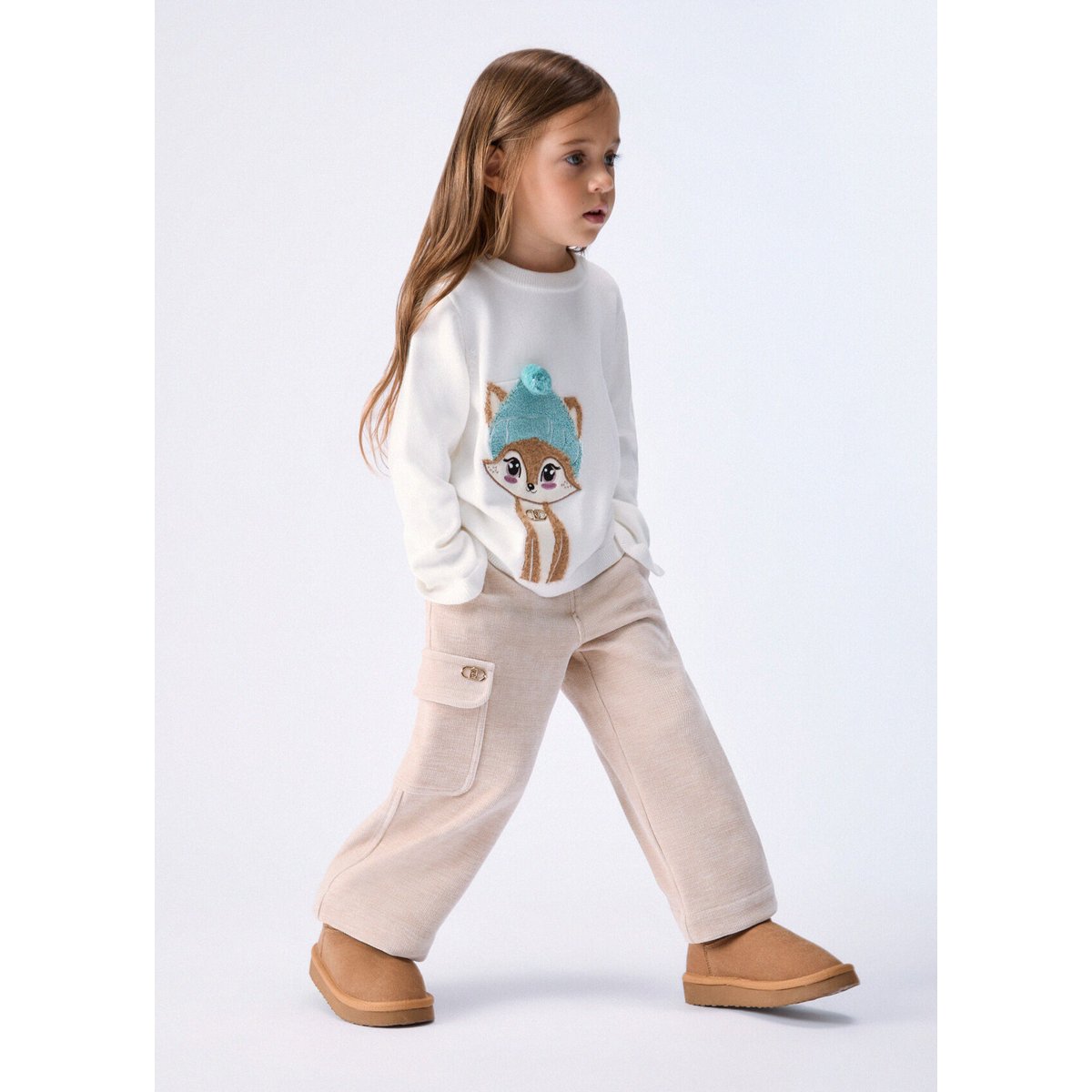 Pantalon en velours beige, LIU JO