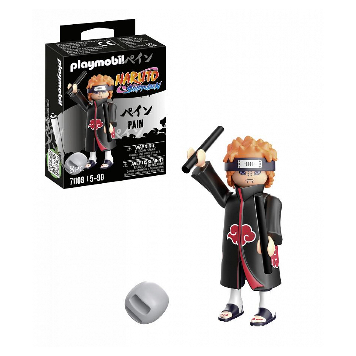 71108 Pain - Naruto Shippuden couleur unique, PLAYMOBIL