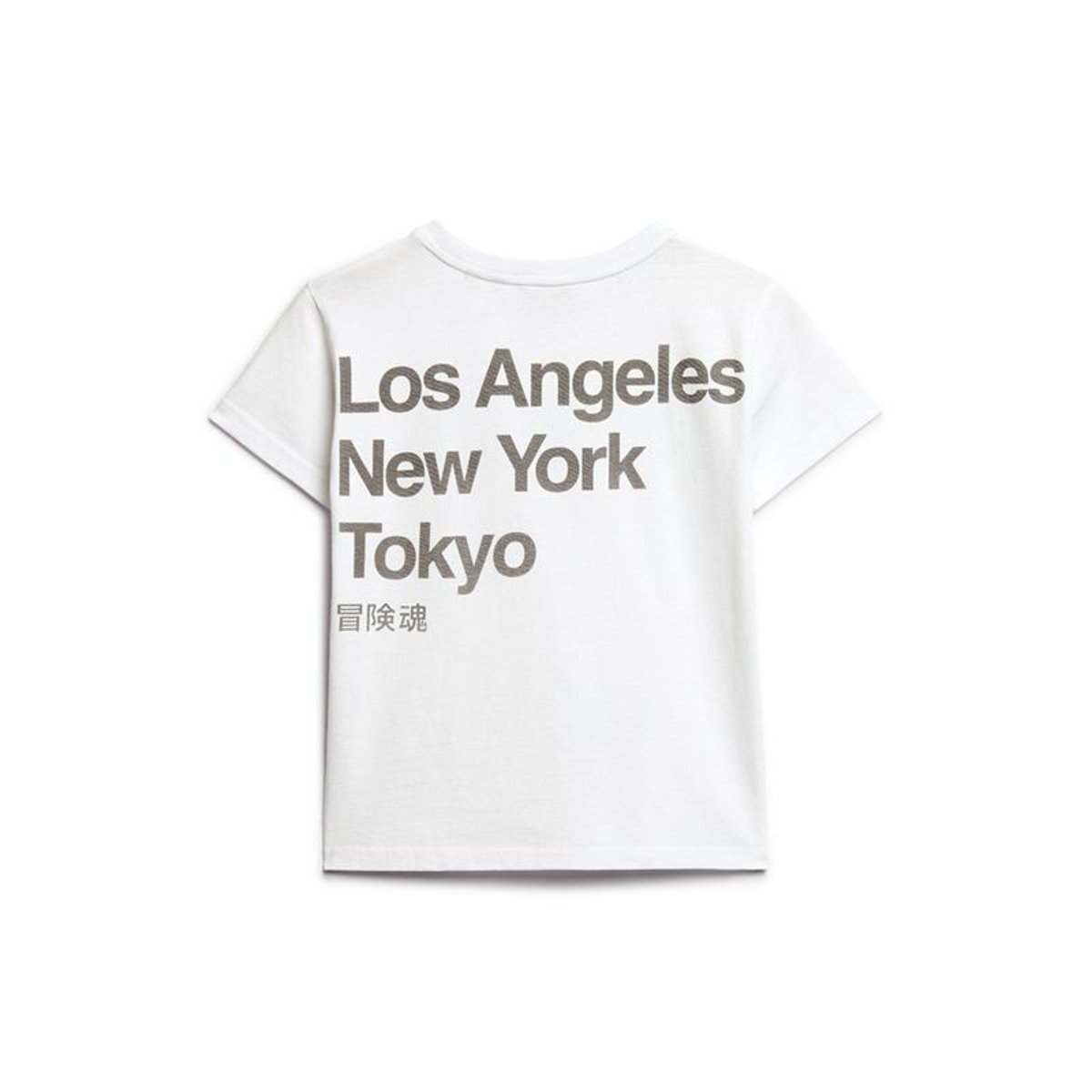 T-shirt Core Logo City blanc éclatant, SUPERDRY
