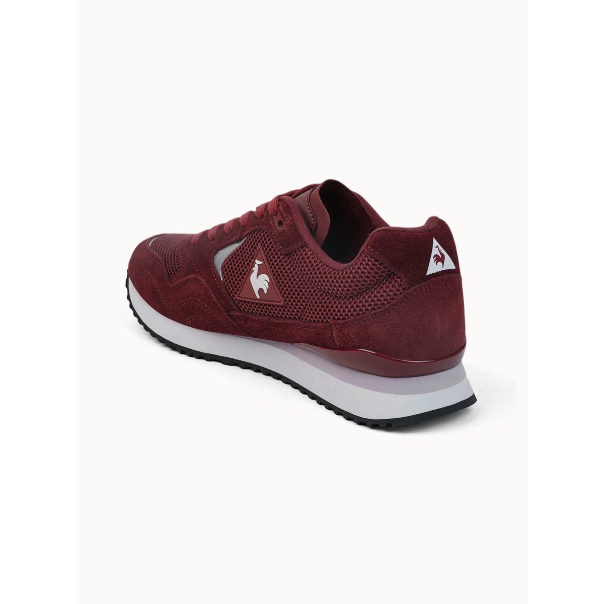 Sneakers retro-running en mesh et suede Solar hot chocolate, LE COQ SPORTIF