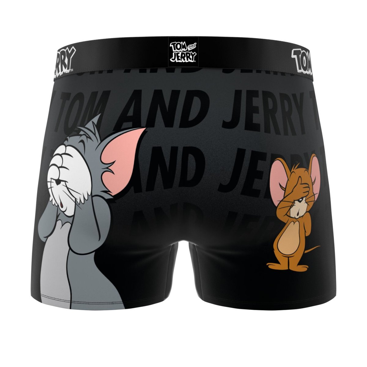 Lot De 3 Boxers Tom Et Jerry gris/noir/bleu foncé/rouge/marron/jaune/rose/bleu/vert, FREEGUN