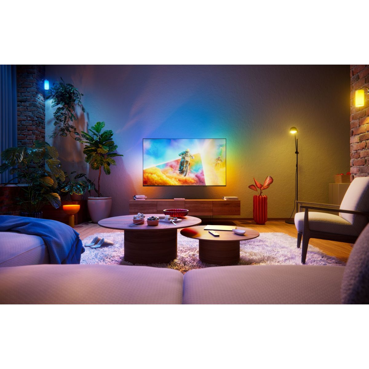 TV QLED 65PQS8501 (2026) 65" (164 cm) 4K Ultra HD - Ambilight, Smart TV couleur unique, PHILIPS