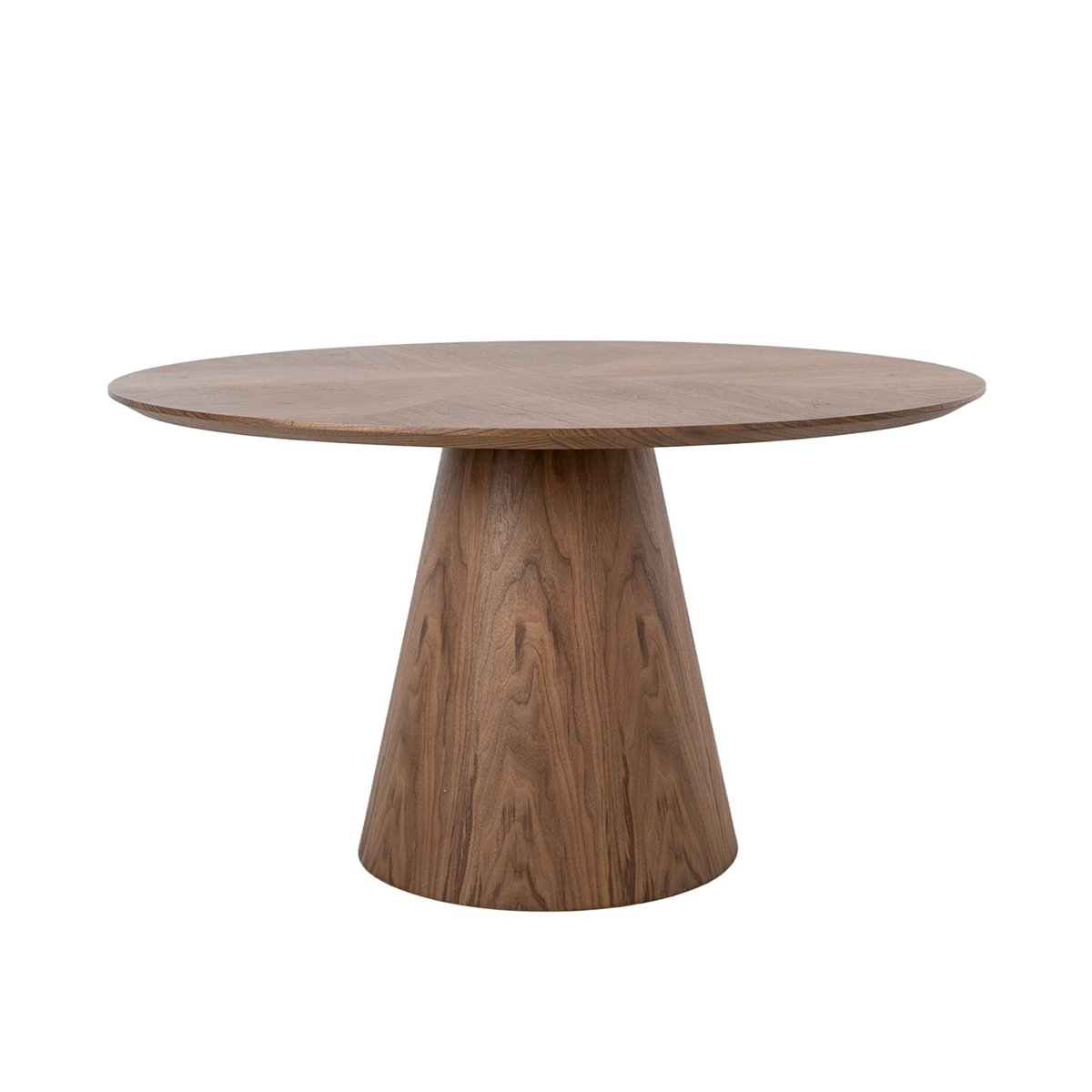 Table à manger ronde rotative noyer blanc | noyer, ANGEL CERDA