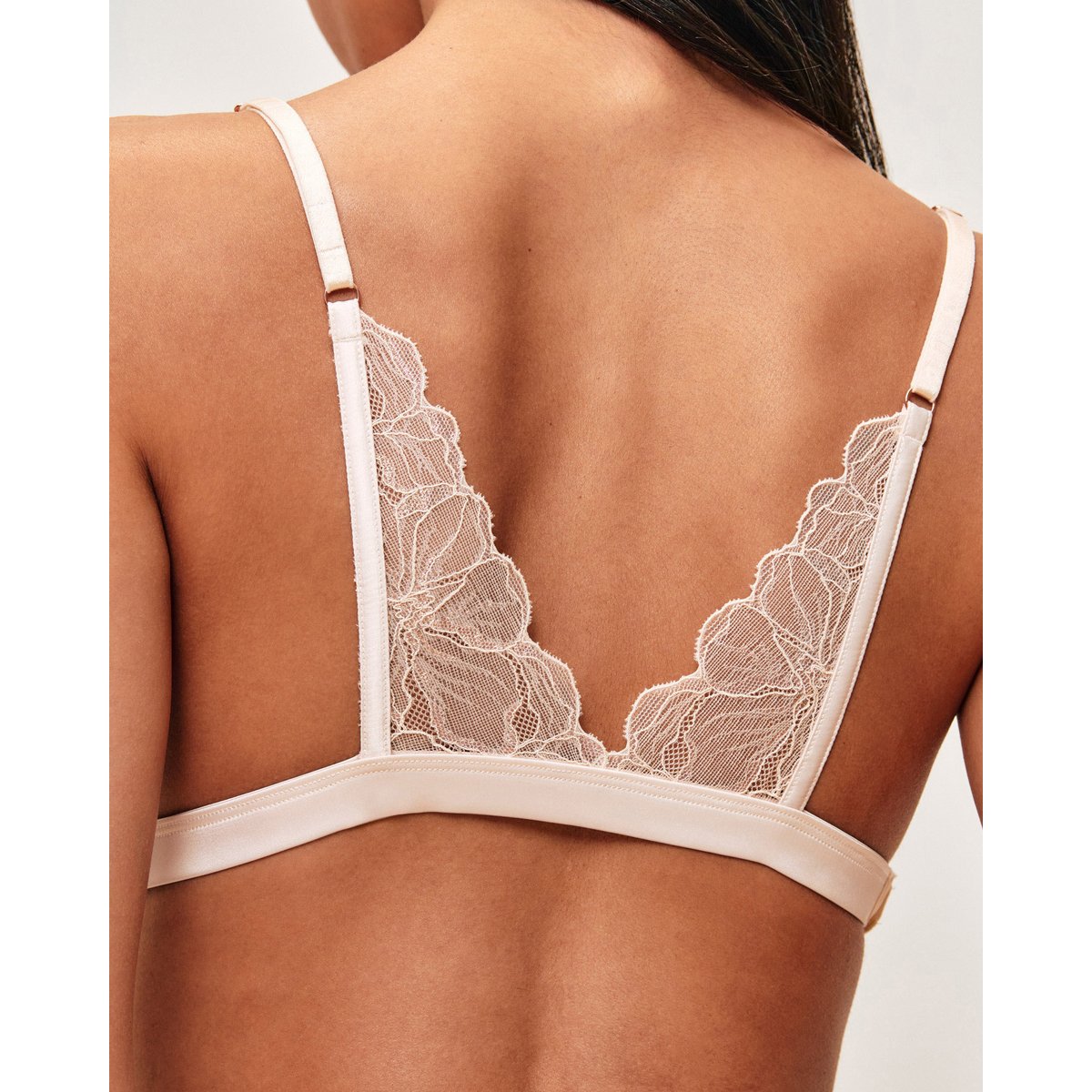 Soutien-gorge triangle en dentelle SOHANIZ creme, UNDIZ