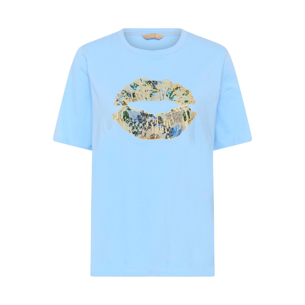 T-shirt à manches courtes bleu powder blue, CULTURE