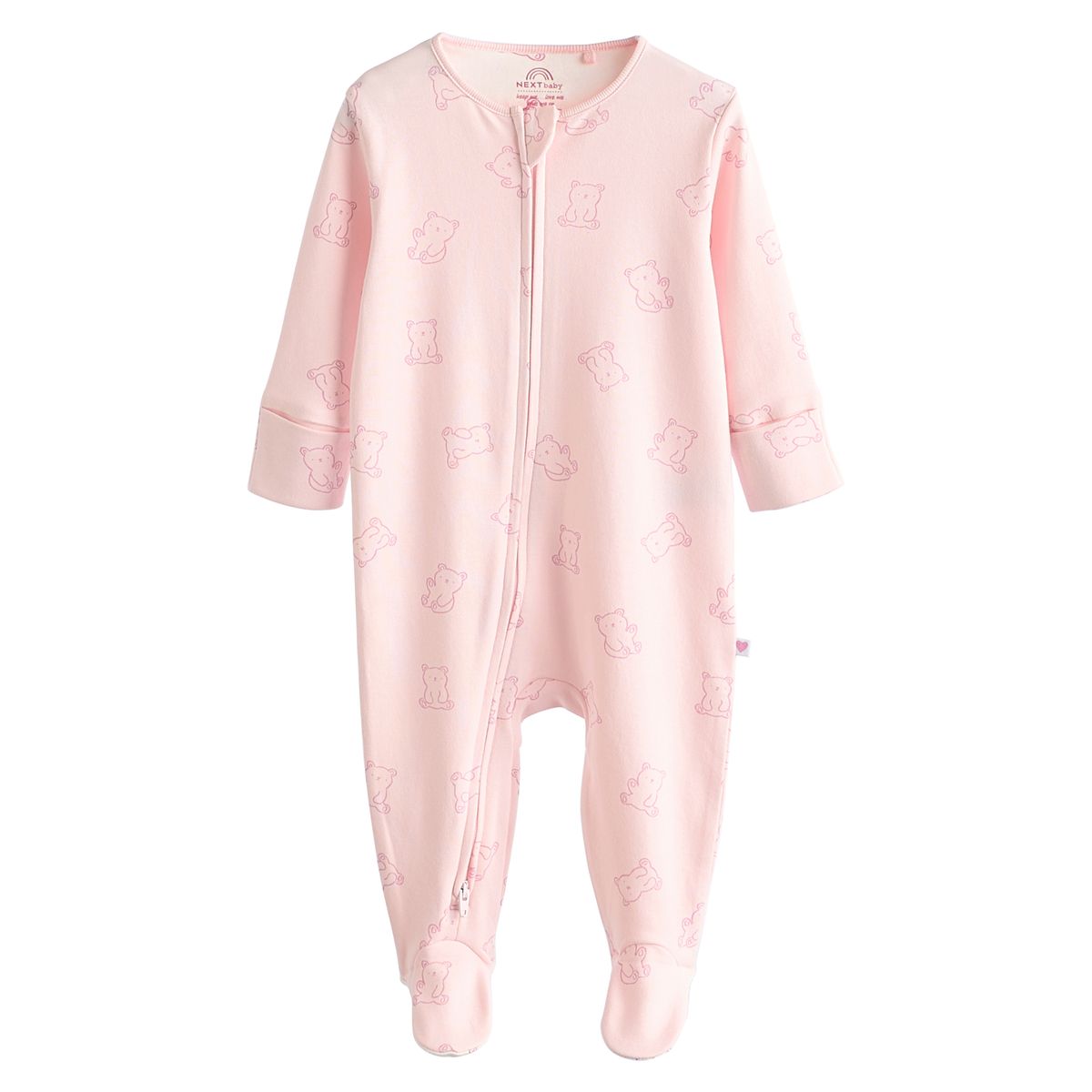 Dors-bien imprimé pour bébé, lot de 3 rose, NEXT