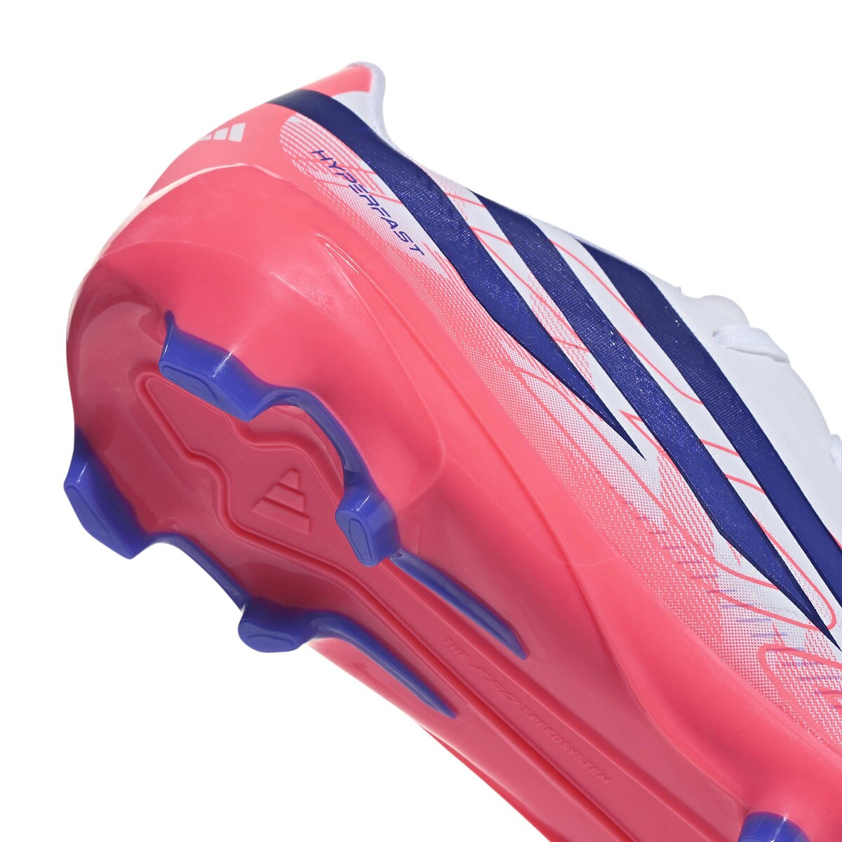 Kids F50 Hyperfast League FG Trainers white/mauve, adidas Performance