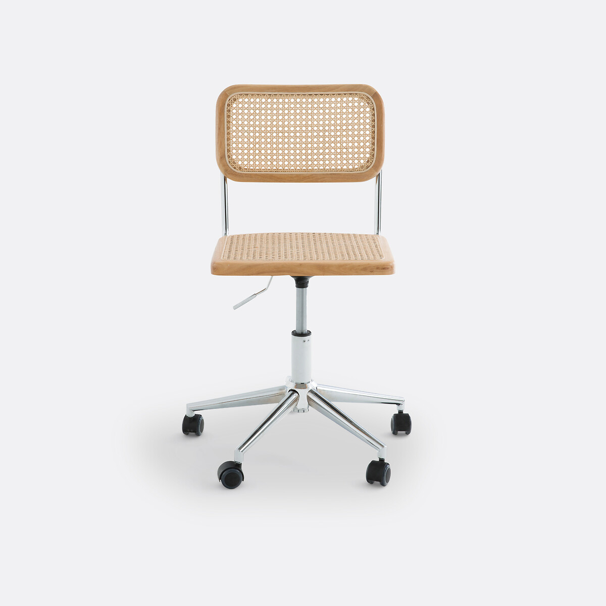 Chaise de bureau cannage à roulettes, Cedak naturel, LA REDOUTE INTERIEURS