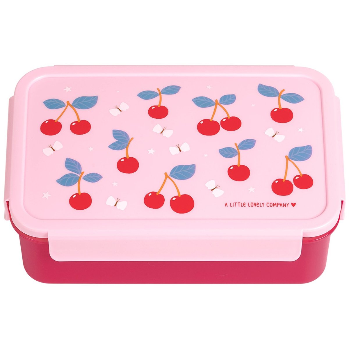 Lunch box rose, rouge, violet, A LITTLE LOVELY COMPANY
