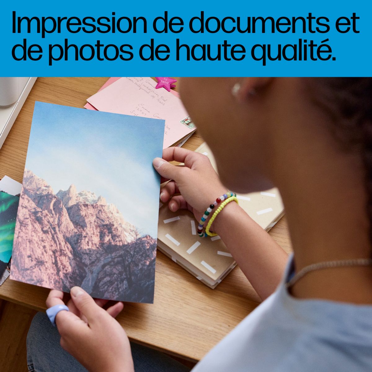 Imprimante jet d'encre Envy 6132e/6120e éligible Instant Ink couleur unique, HP
