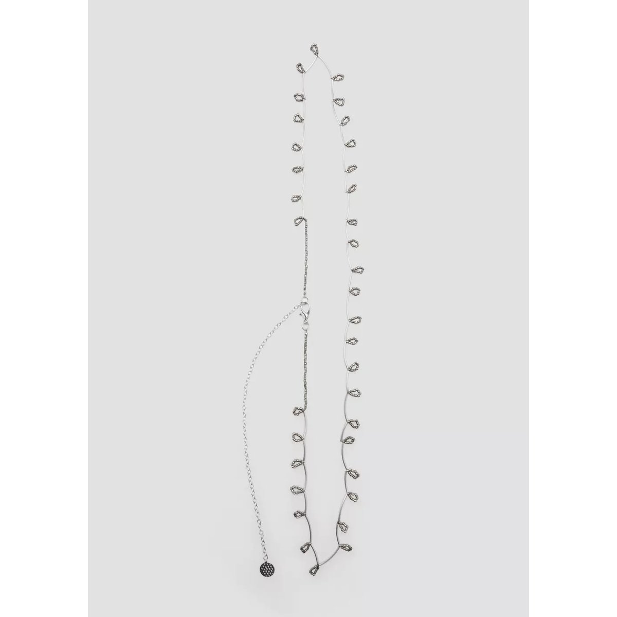 Ceinture chaîne irrégulière argent, MANGO TEEN