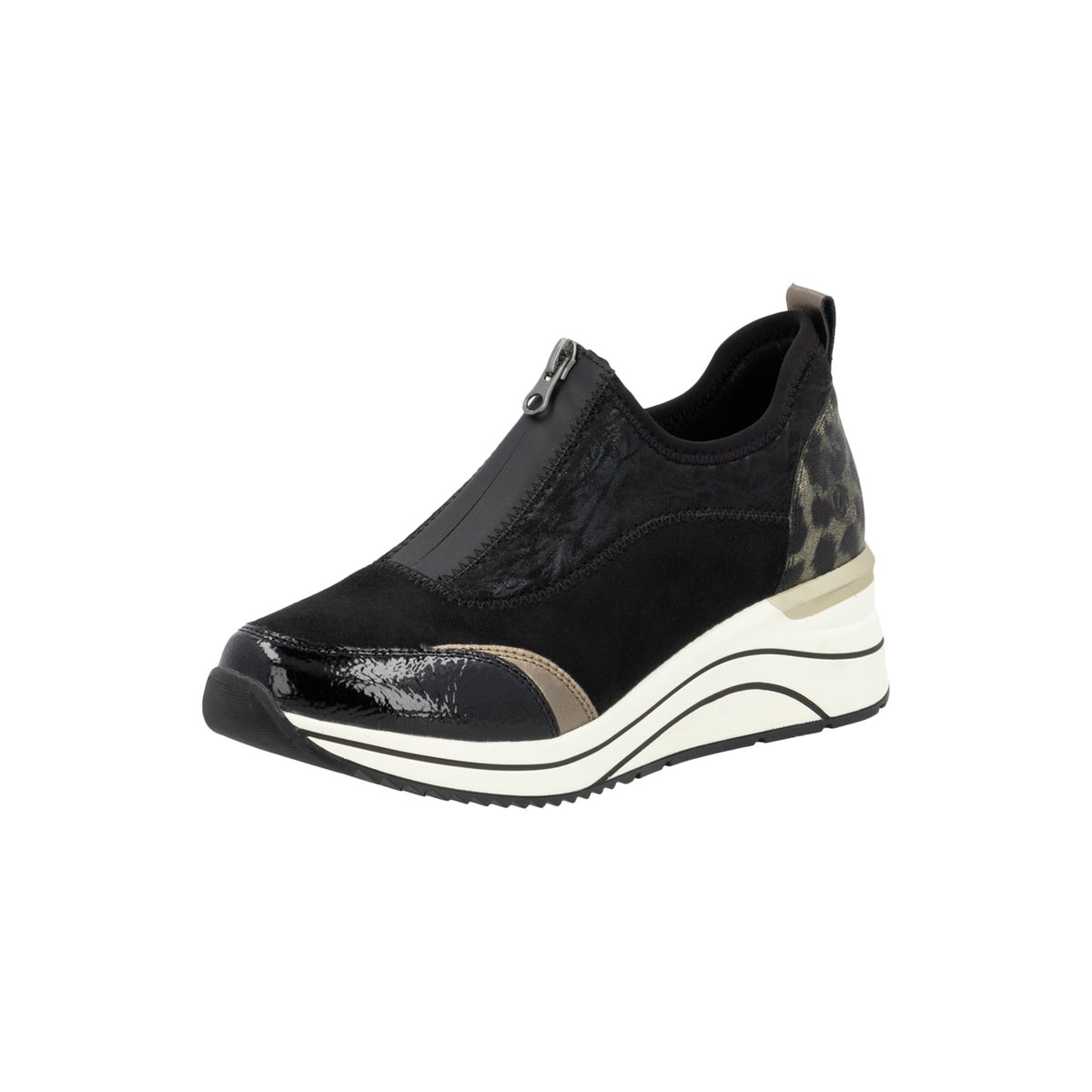 Basket Vegan à Zip Gloria noir, REMONTE