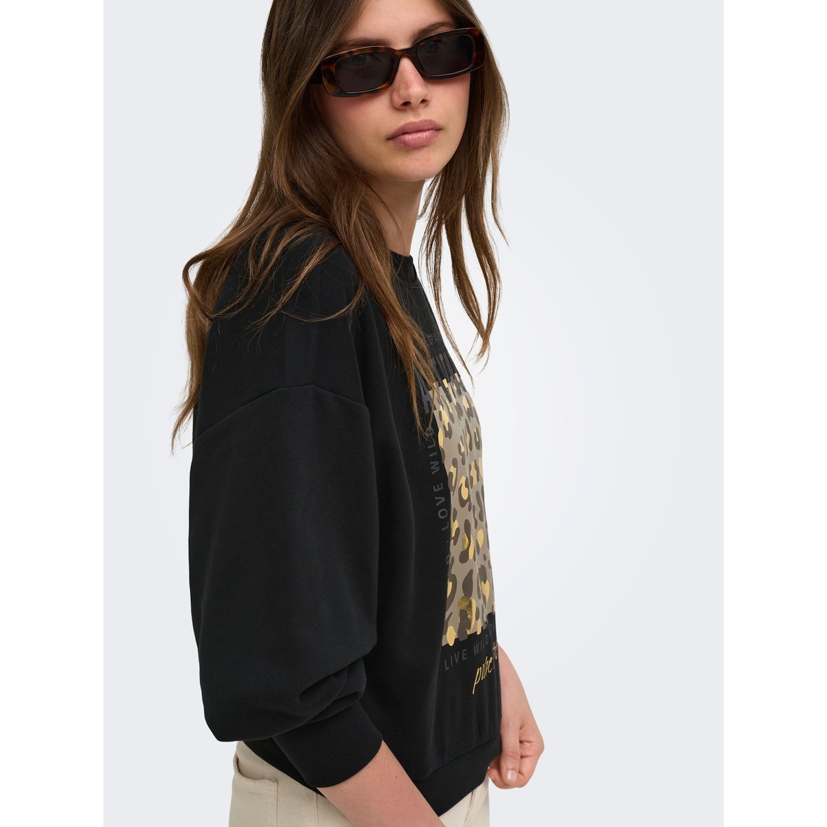 Sweat-Shirt black 1, ONLY