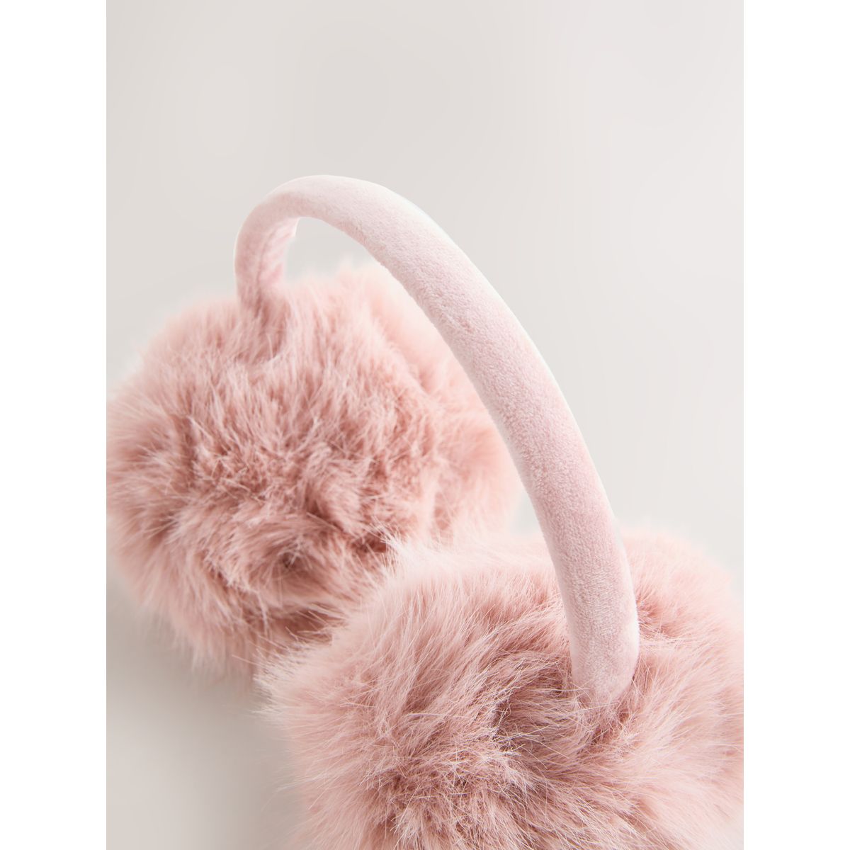 Cache-oreilles en imitation fourrure rose, NEXT
