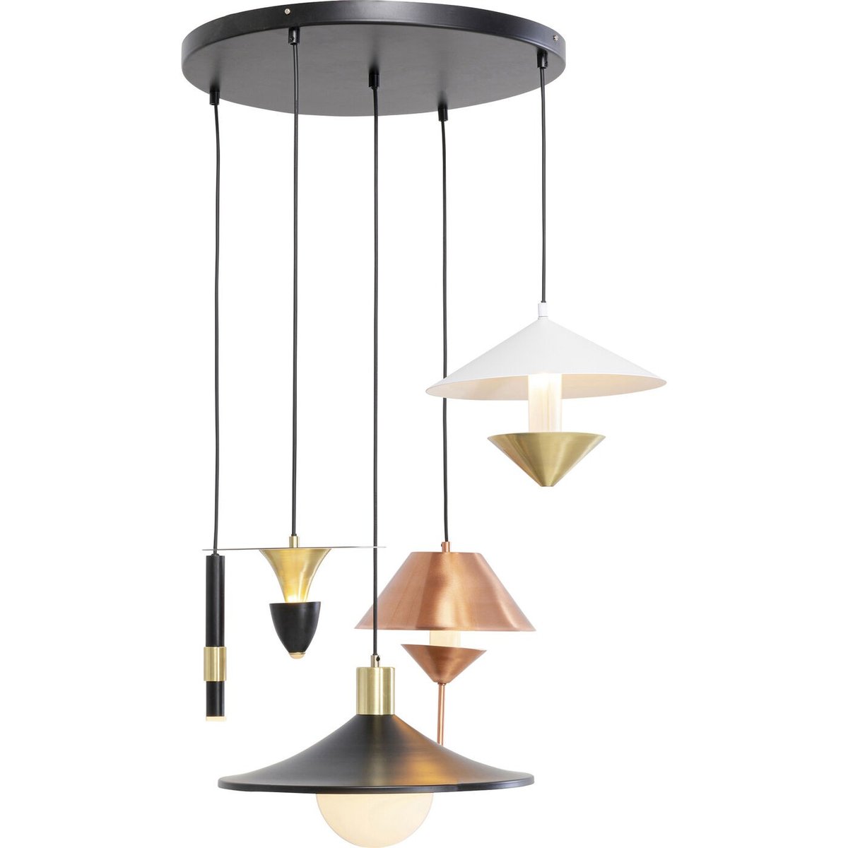 Suspension en acier, CAPPELLI multicolore, KARE DESIGN