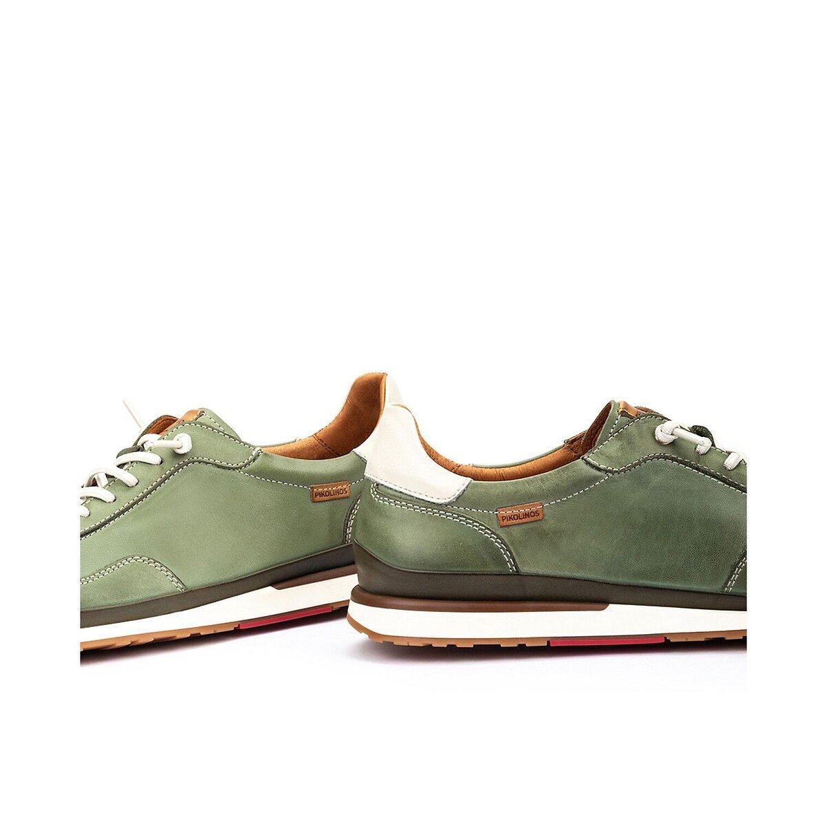 Sneakers aus Leder, DENIA grün, PIKOLINOS