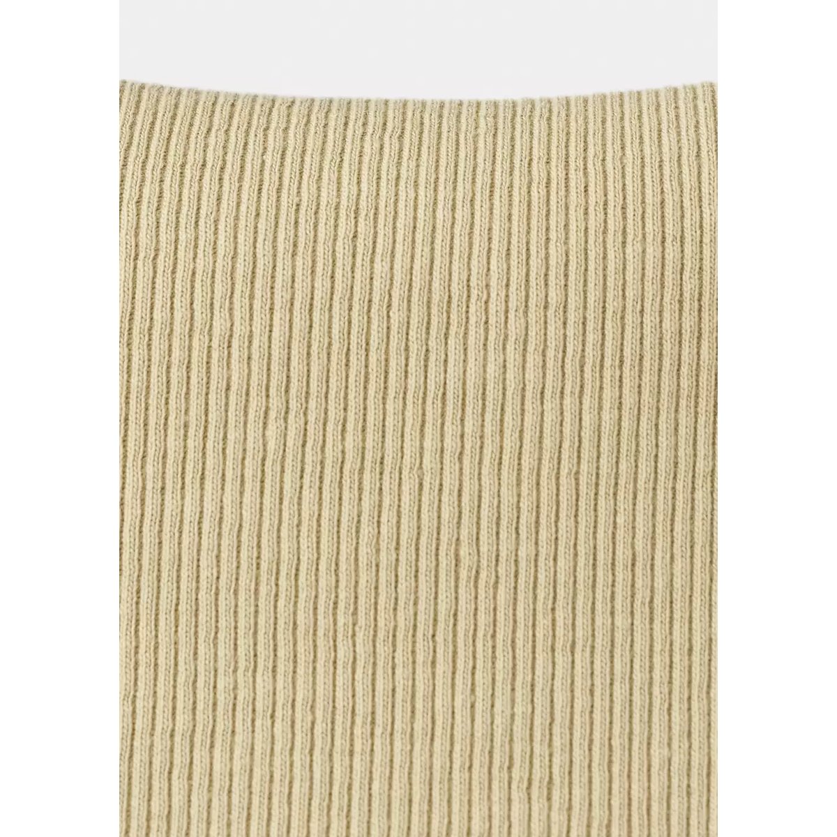 Robe combinée coton olive, MANGO