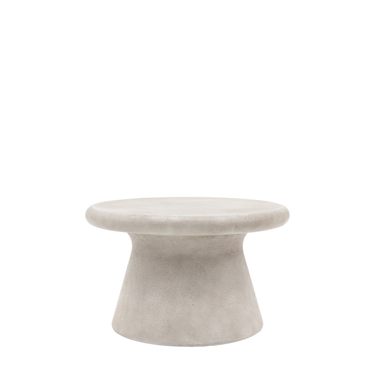 Payson Round Concrete Coffee Table grey, SO'HOME