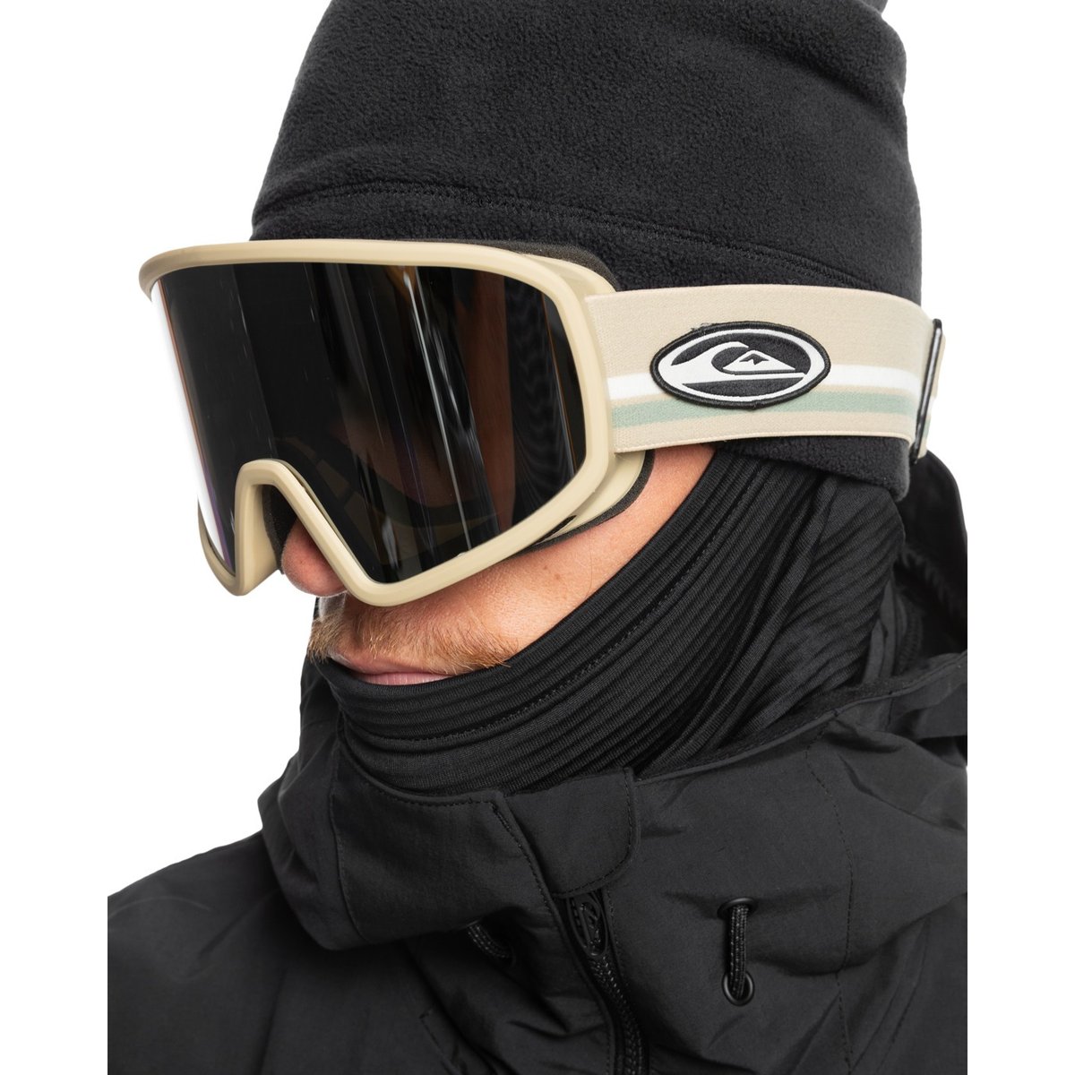 Masque de snowboard BROWDY ASWEETIN blanc a sweetin/nxt silver ml s1s3, QUIKSILVER