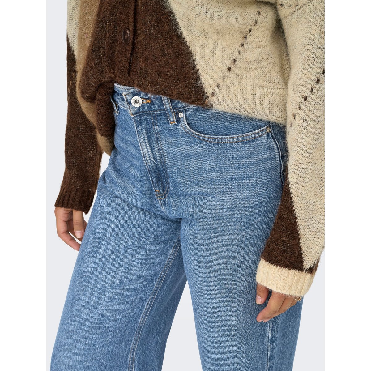 Jean À Jambe Large light blue denim, ONLY