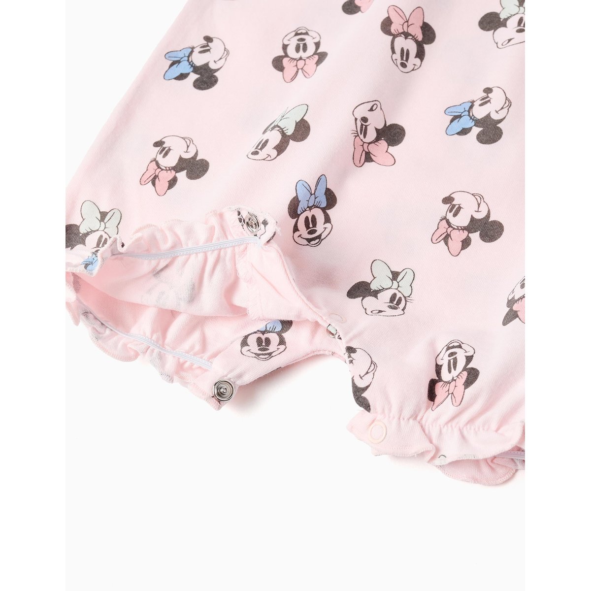 Combishort en coton avec motif Minnie rose clair, ZIPPY
