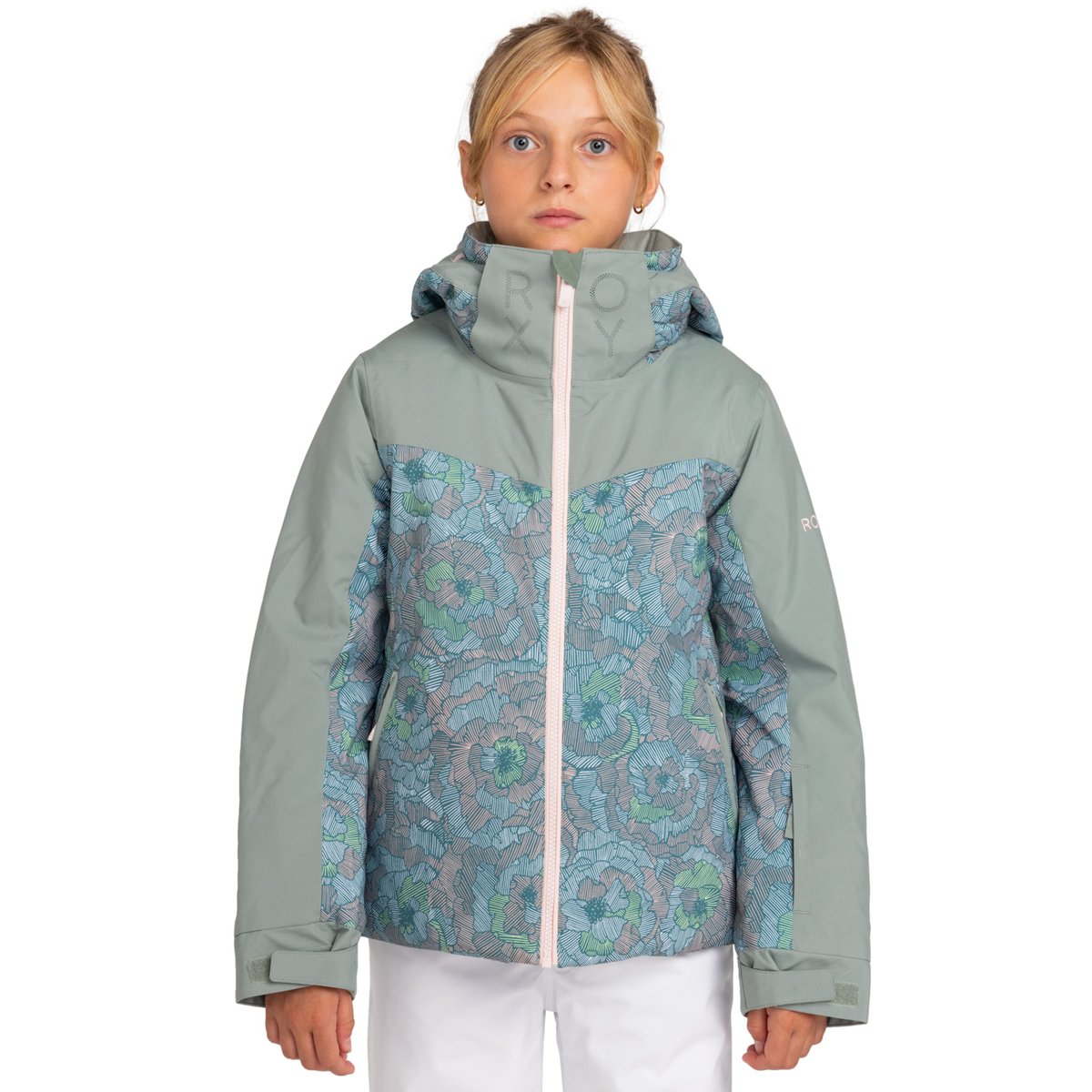 Veste de snow FREE JET. rose pink salt sketchbook, ROXY