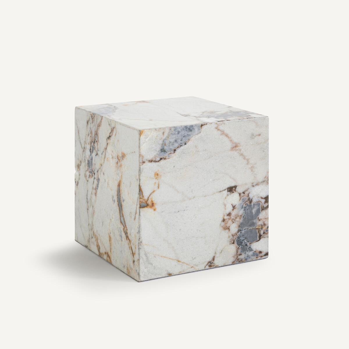 Alcana Marble Cube Side Table marble, AM.PM
