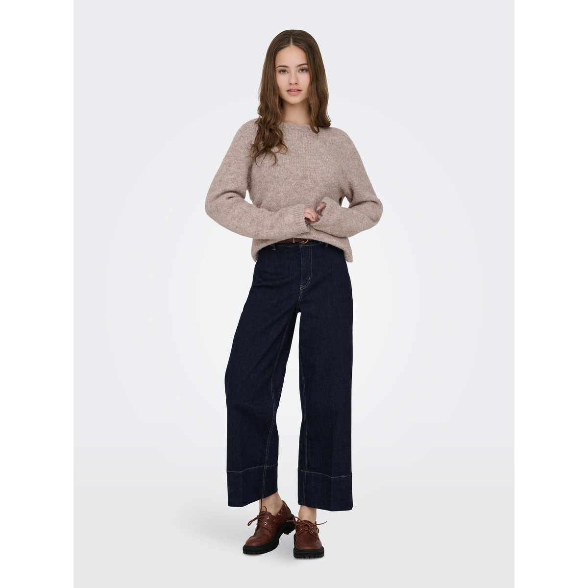 Pull En Maille humus, ONLY