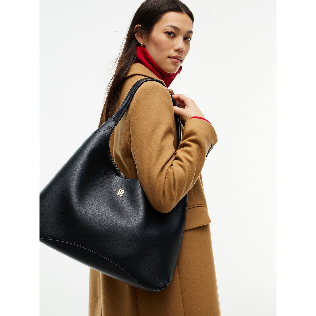 Bolso de mano, EVERYDAY HOBO negro, TOMMY HILFIGER