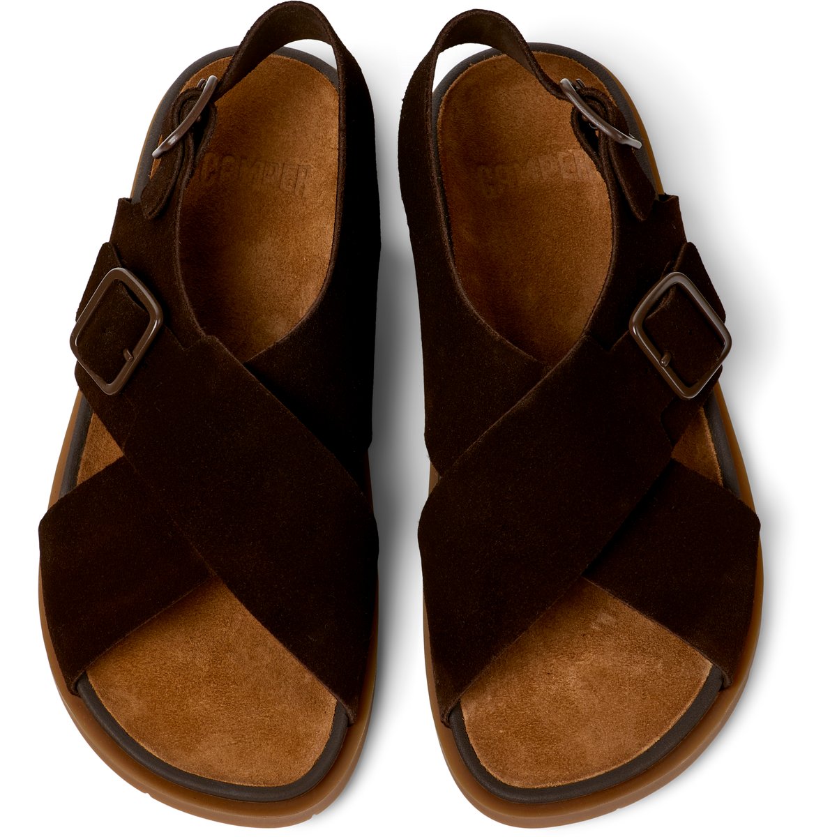 Sandales Cuir LLUC SANDAL marron moyen, CAMPER