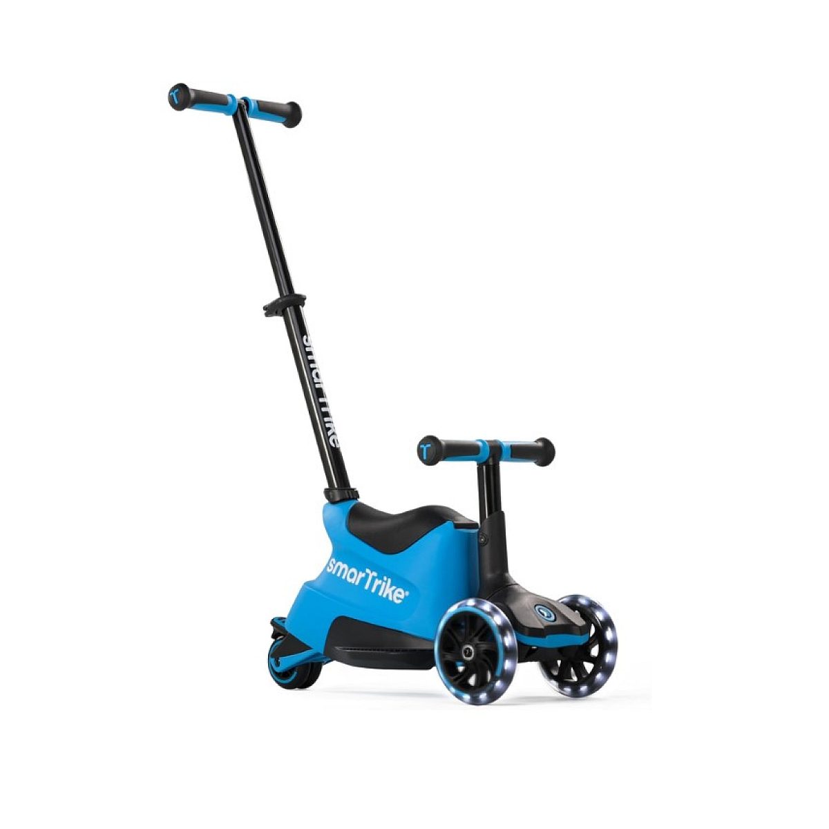 Trottinette-porteur Xtend Ride-On - Bleu couleur unique, SMARTRIKE