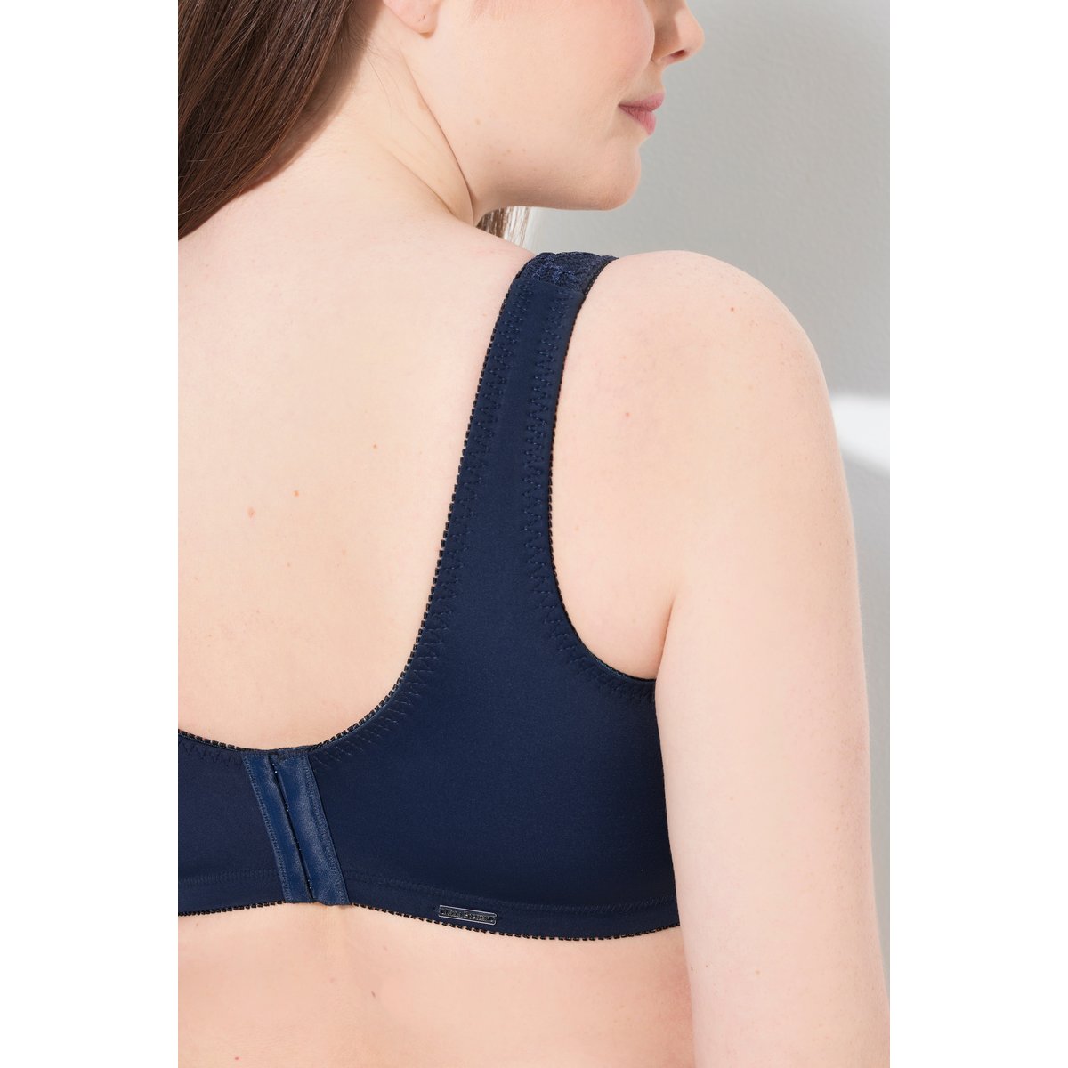 Soutien-gorge de maintien, sans armatures bleu nuit, ULLA POPKEN