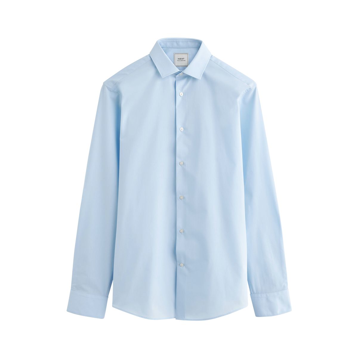 Chemise Facile D'entretien Coupe Slim bleu clair, NEXT