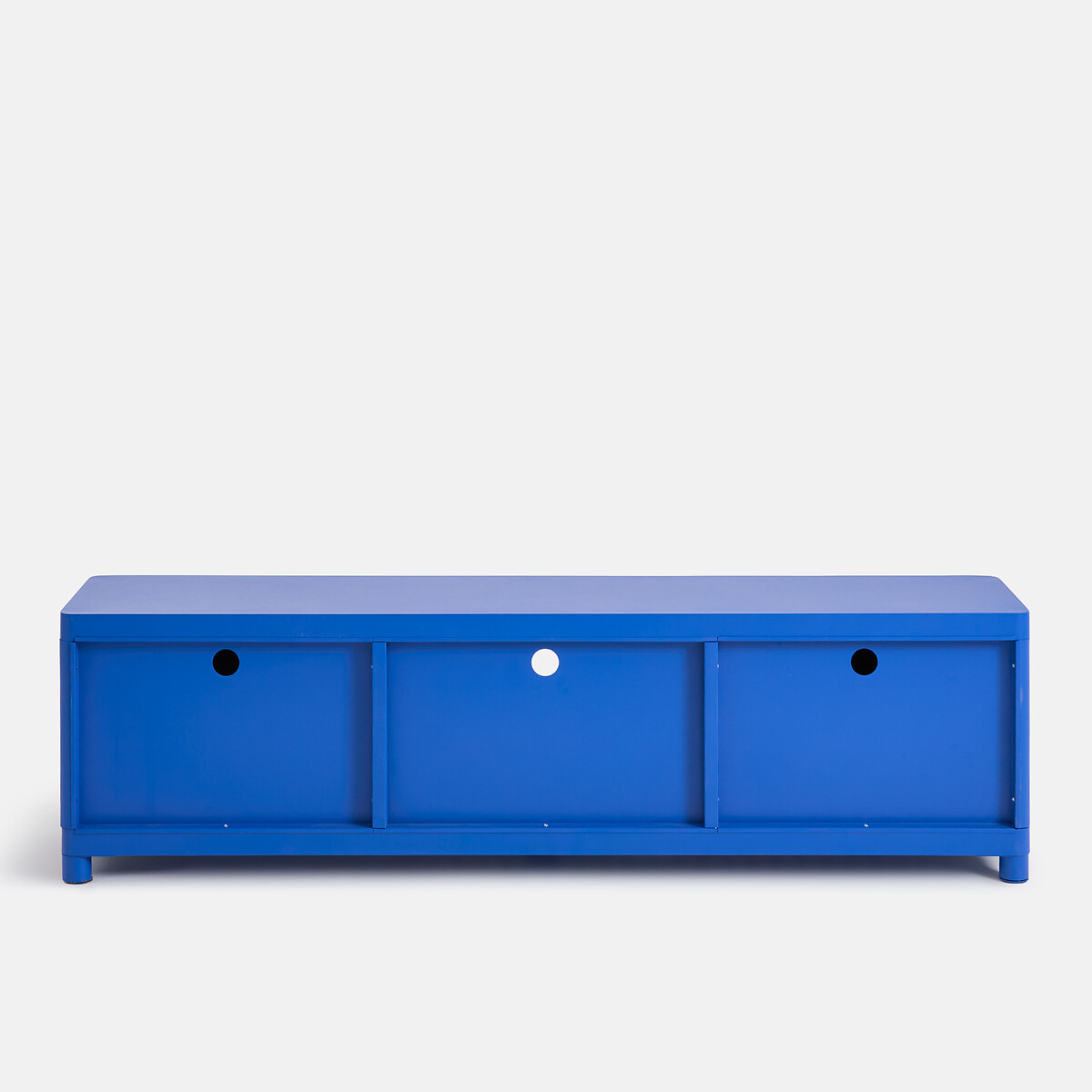 Meuble TV en métal acier, largeur 180 cm, LIVONA bleu, LA REDOUTE INTERIEURS