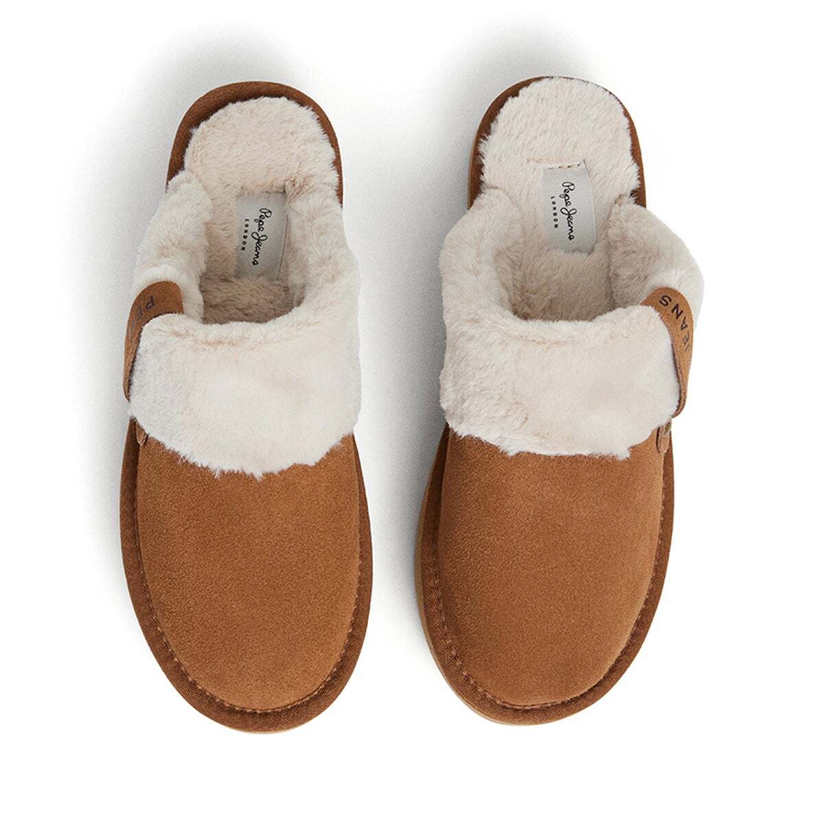 Sabots fourrés Dissy North W marron, PEPE JEANS