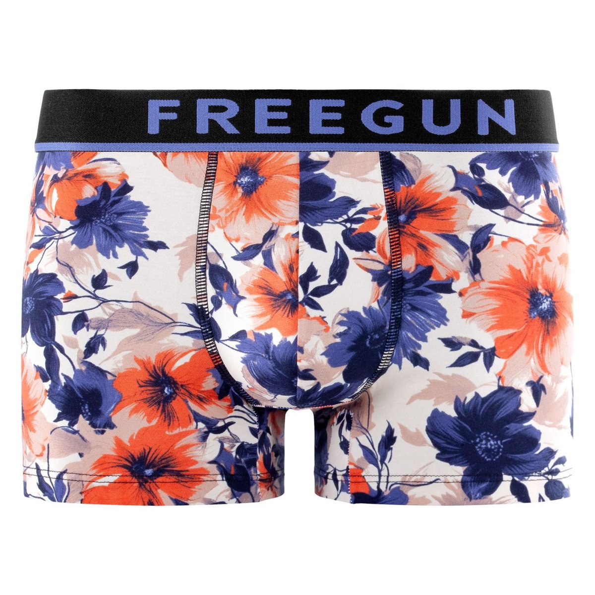 Lot De 3 Boxers Coton rouge/noir/blanc, FREEGUN