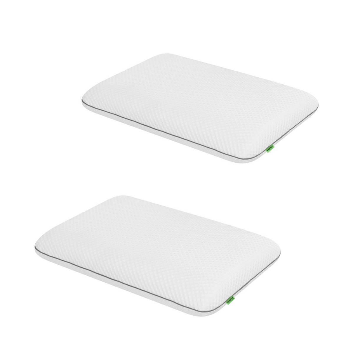 Lot de 2 oreillers à mémoire de forme- NEO blanc, DRAWER