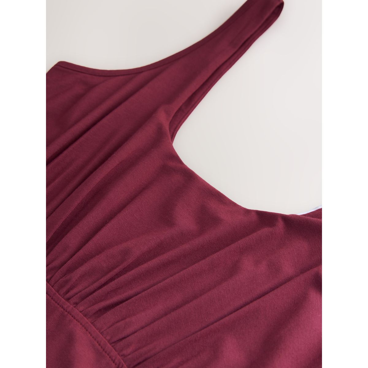 Robe d'été mi-longue cintrée en jersey violet prune, NEXT