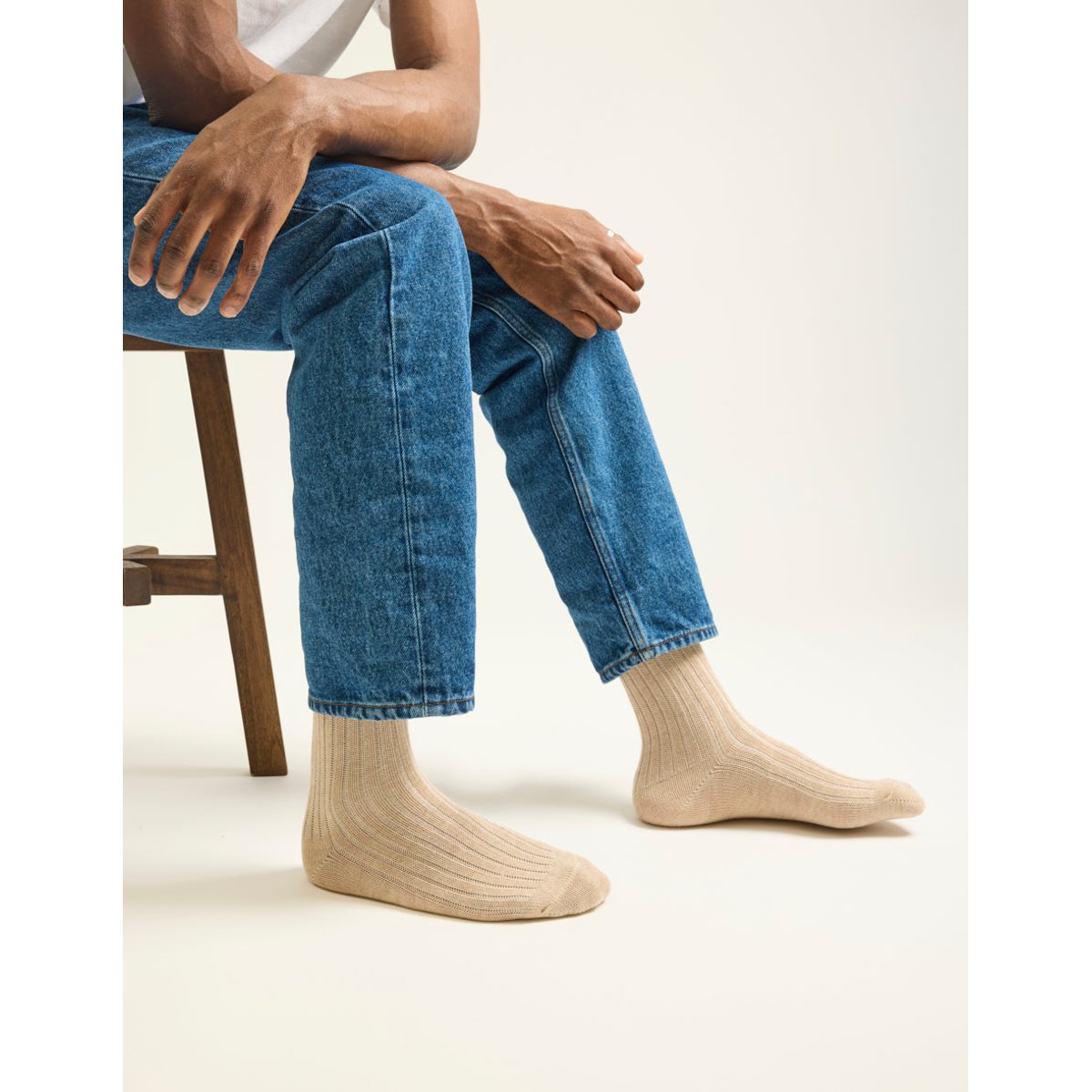 Pack de 2 CHAUSSETTES noir beige, ODAJE