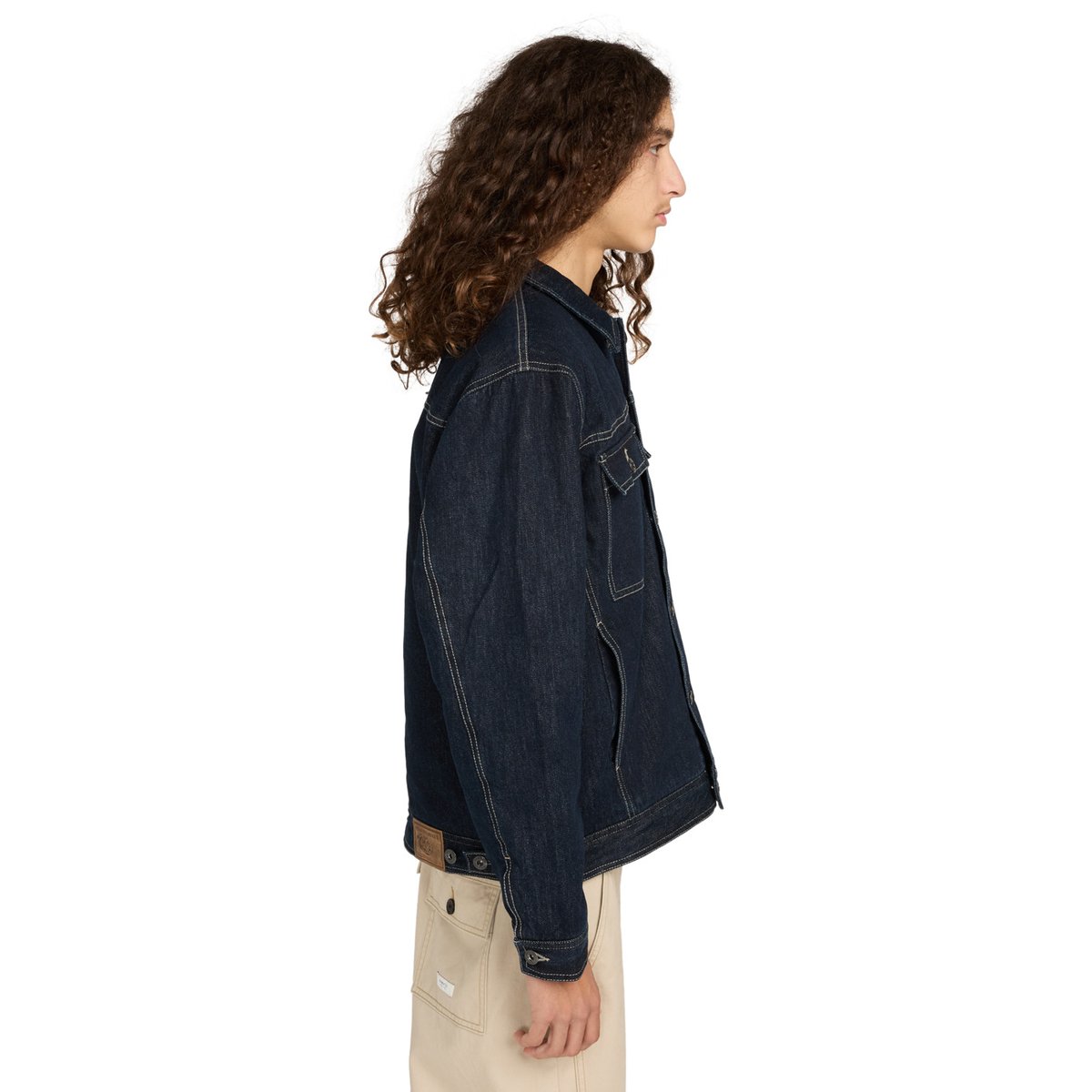 Veste en denim TRUCKER DENIM bleu dark blue rinse, ELEMENT
