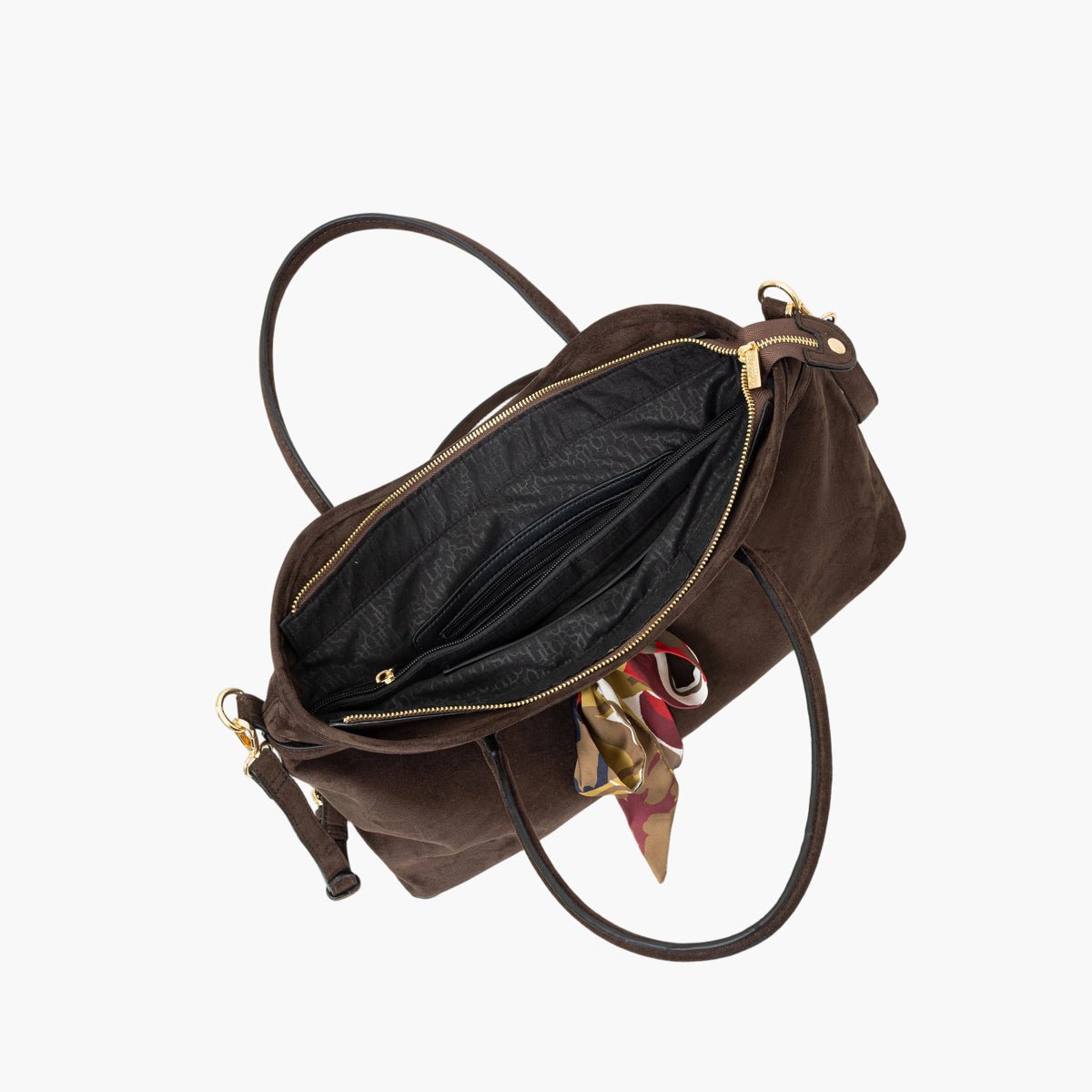 Grand sac shopper  Tivaline marron, LOLLIPOPS