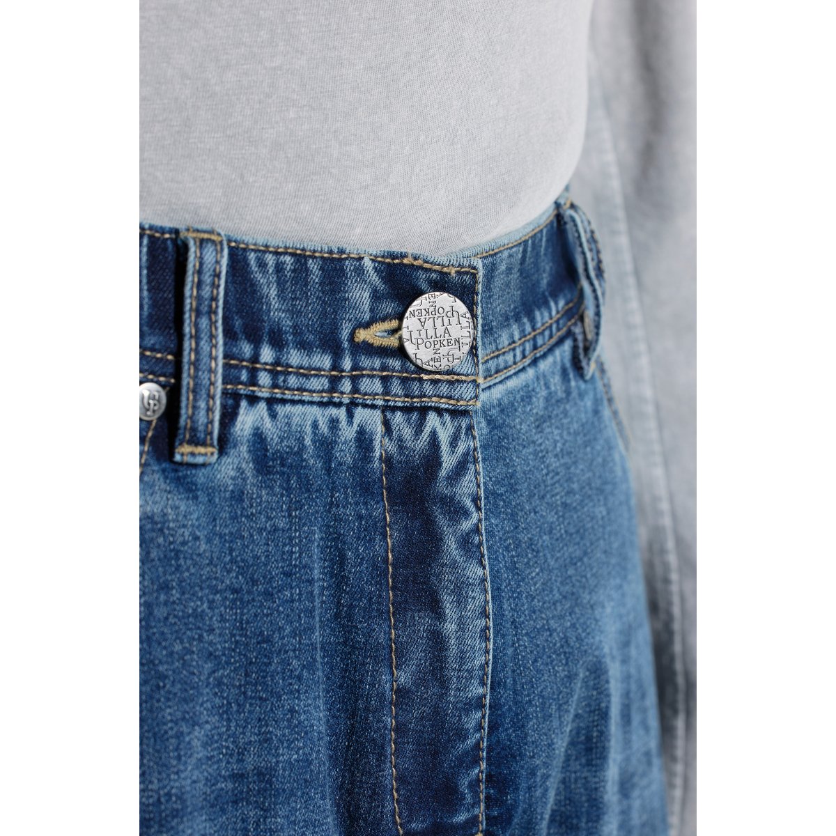 Jean Mary, jambe ultra-large bleu jean, ULLA POPKEN