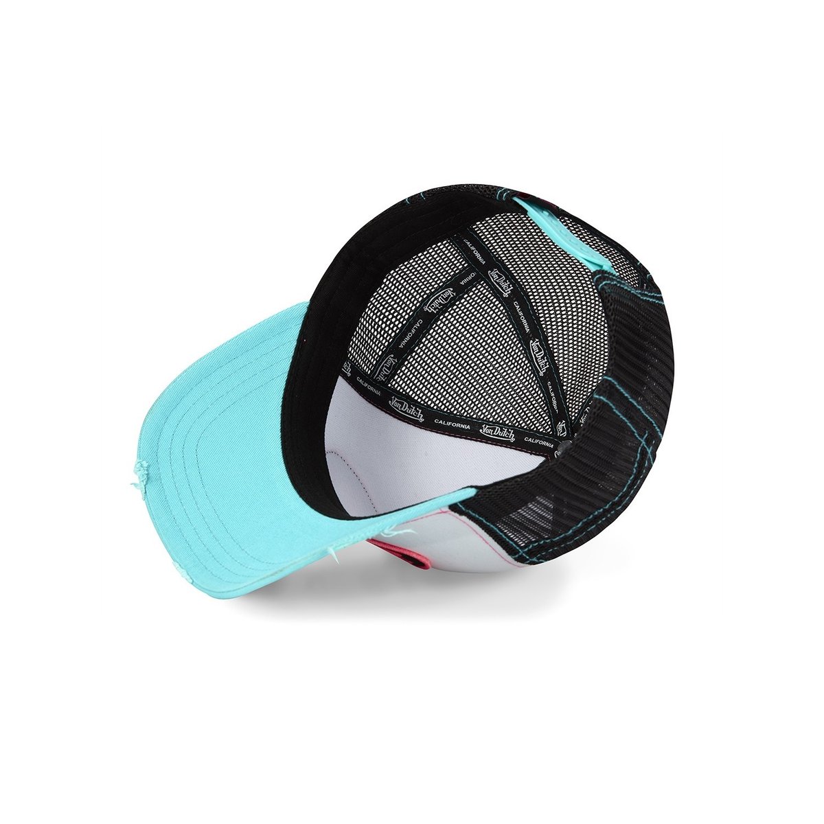 Casquette Trucker avec filet Summer turquoise, VON DUTCH