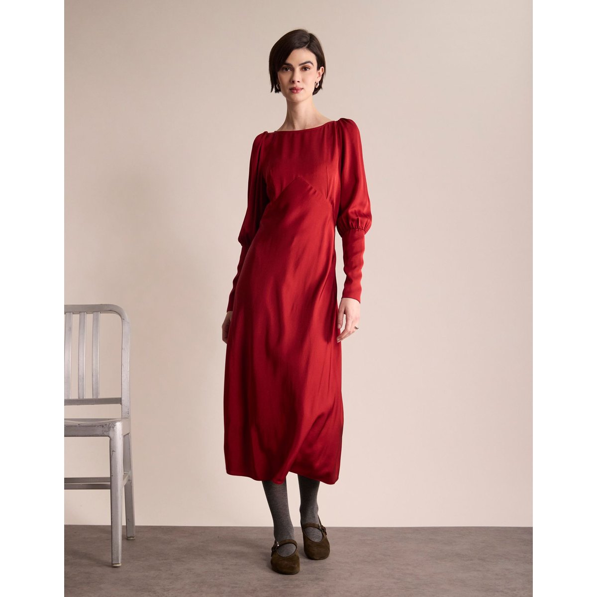 Robe Alberta rouge, INES DE LA FRESSANGE PARIS
