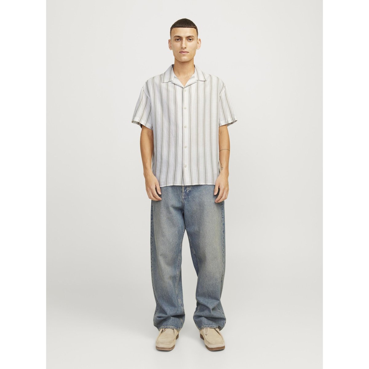 Chemise De Vacances abbey stone, JACK & JONES