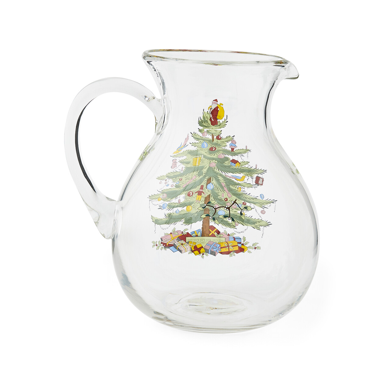 Christmas Tree Glass Pitcher multi-coloured, PORTMEIRION